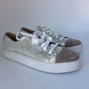 Silver  Sneaker